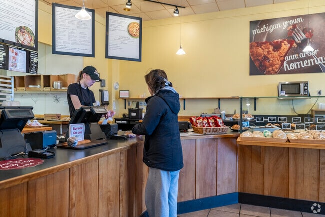 Grand Traverse Pie Company is the place locals of the Abbot neighbor go for fresh baked goods.