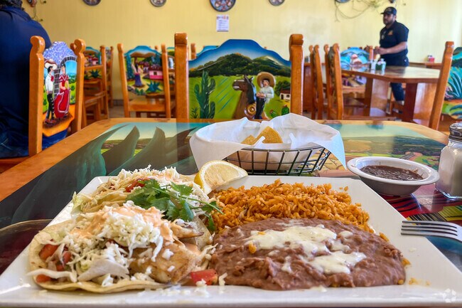 Rancho Grande in Eagle Ranch features a tasteful decoration along with delicious Mexican cuisine