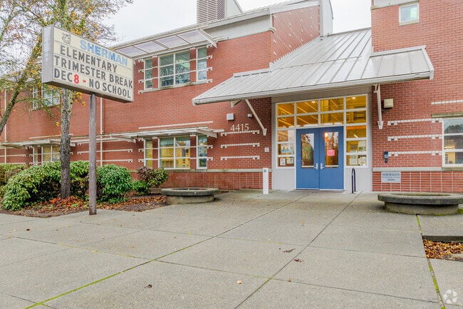 Sherman Elementary offers a B+ rating on Niche.com.