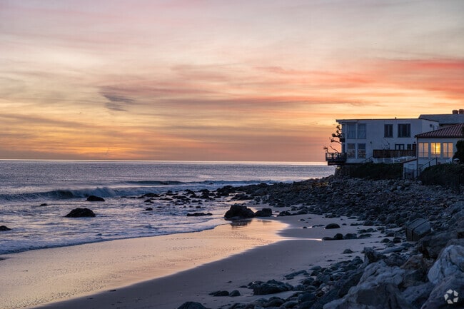 Sunsets in Malibu are truly spectacular.