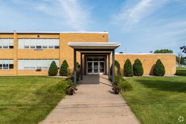 Lourdes Academy - the schools south of the office building