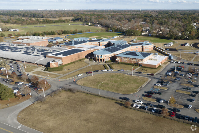 Students thrive in a vibrant learning hub at Smithfield Middle School.