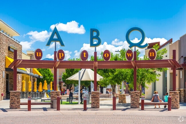 Snow Heights sits next to ABQ Uptown and its open-air mall.