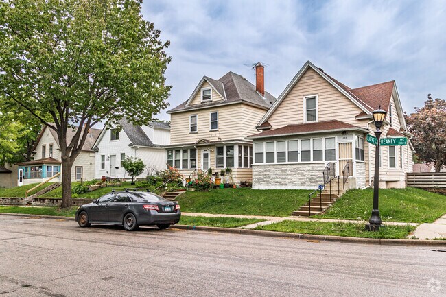 Two-story homes on quiet tree-lined residential streets are available in the Parkway-Greenbrier neighborhood.