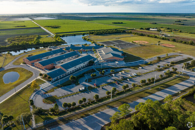 Osceola Creek middle school aerial context.