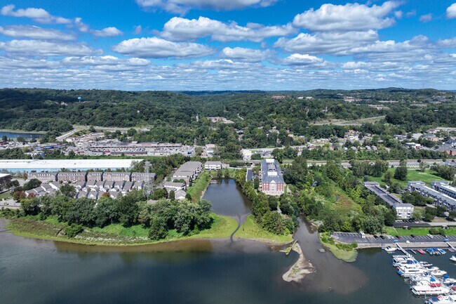 Take in a stunning aerial view of O'Hara Township looking north.
