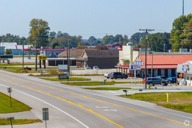 Route 60 along Yelvington has a plethera of retail shops.