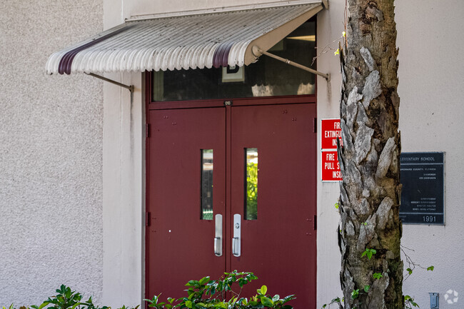 Side Door Entrance For Sheridan Park Elementary School.