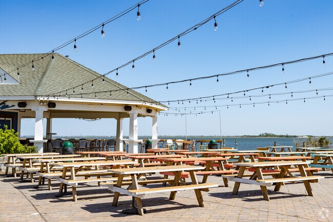 Stop by Venetian Shores Park in North Linden for a crab cake at Katch Restaurant.