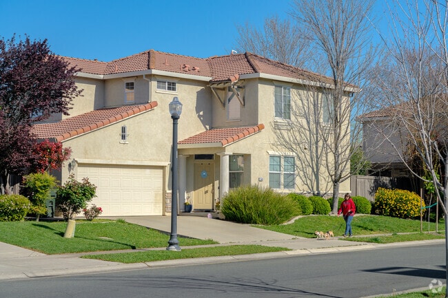 Sidewalks are commonly occupied by dog walkers and joggers in the Natomas Park community.