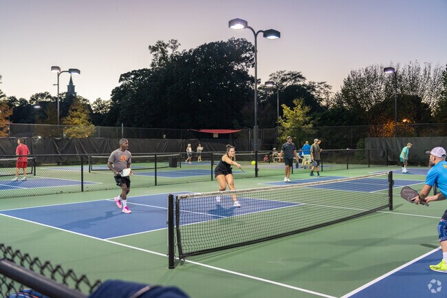 Tindall Heights residents can head to Tattnall Square for a game of pick up pickleball.