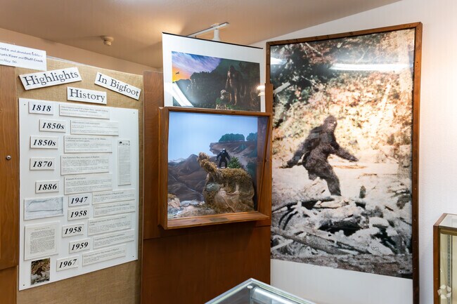 The Bigfoot Museum is a major tourist attraction for the Willow Creek neighborhood.
