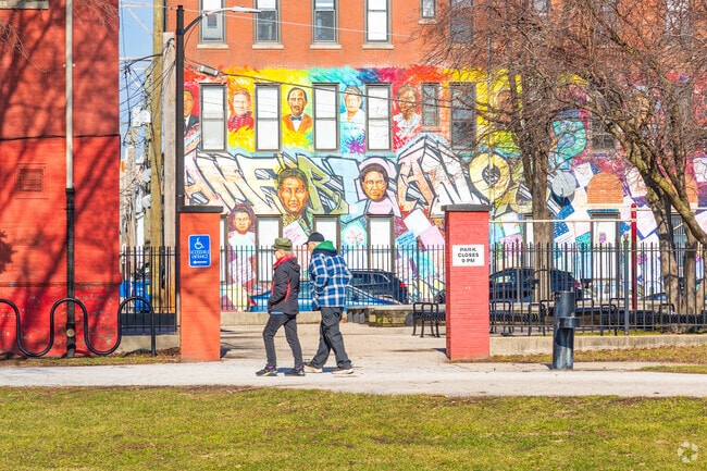 Pilsen parks combine natural beauty with art that compliments wonderfully.
