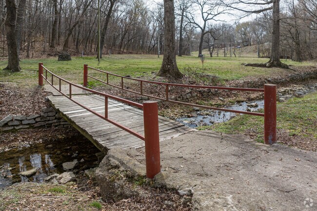 Old Town Park is a great spot for scenic walks in Gravette.