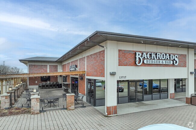 Backroads Burger and Bar is perfect for grabbing a drink or dinner in Grande Park.