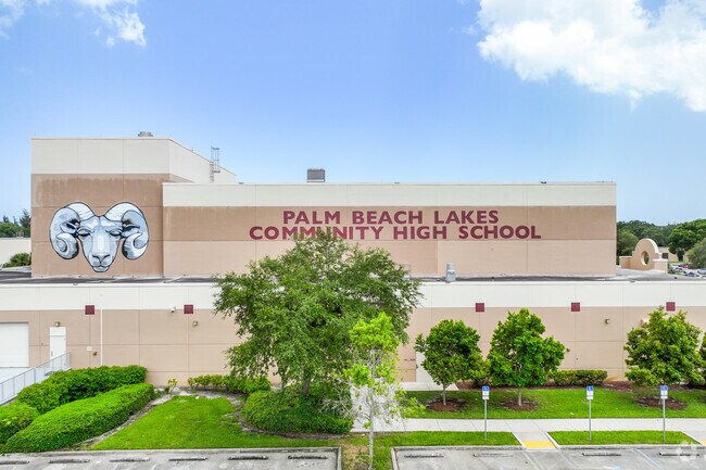 Palm Beach Lakes Community High is a great place to enroll your child in Roosevelt Estates.