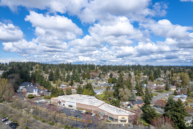 A view of Gateway community in Mountlake Terrace and its tree-lined streets.