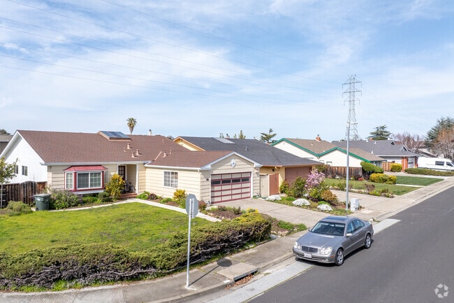 Charming single-story ranch-style homes line the peaceful streets of Marina Point.