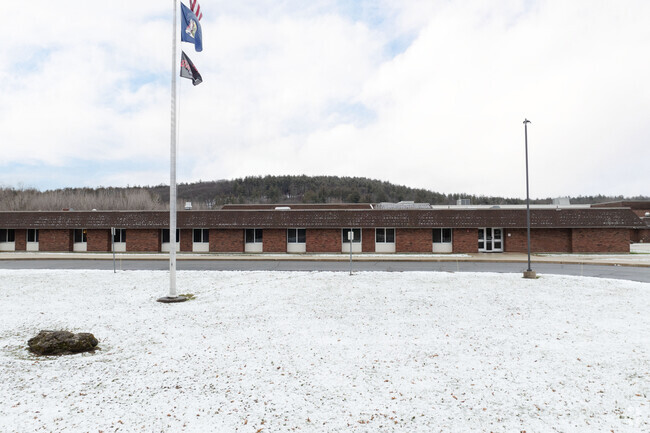 The main entrance to Walter B. Howard Elementary School.