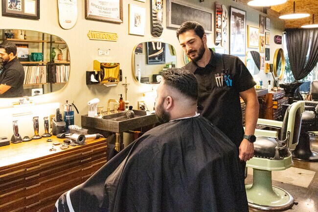 Get a fresh cut at The Getaway Barber Shop at SoCo Mall.