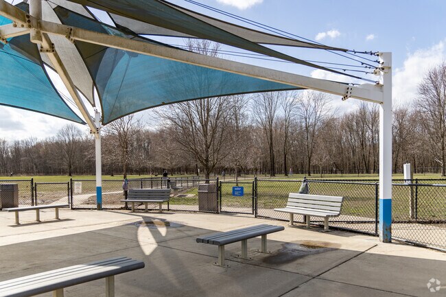 Families can enjoy a picnic in the shade at Otto Armleder Memorial Park near Turpin Hills.