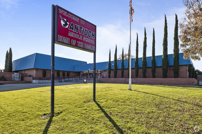 Exploring knowledge at Antioch Middle School.