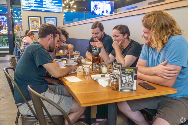 Freedom Brothers in Naperville features both Neapolitan-style and Detroit-style pizzas.