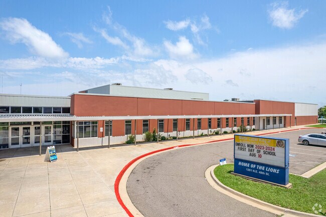 Drop off your kids at the M.L. King Jr. Elementary School, home of the lions.