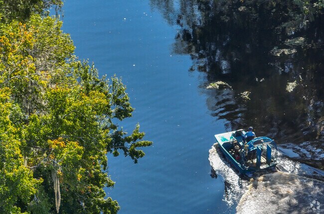Airboats are a common means of transporation and fun for Rutland locals.