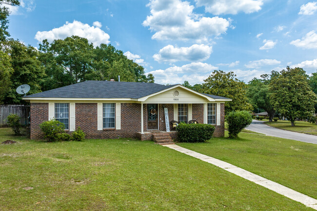 Some homes in the Cody neighborhood are brick builds.