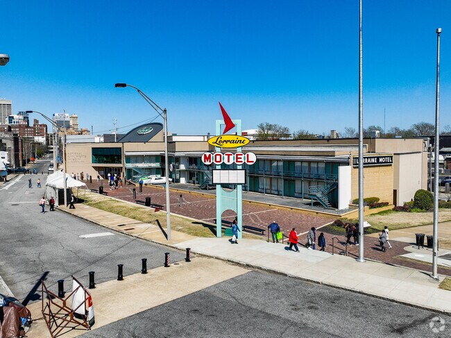 South Main is home to The Lorraine Motel and The Civil Rights Museum.
