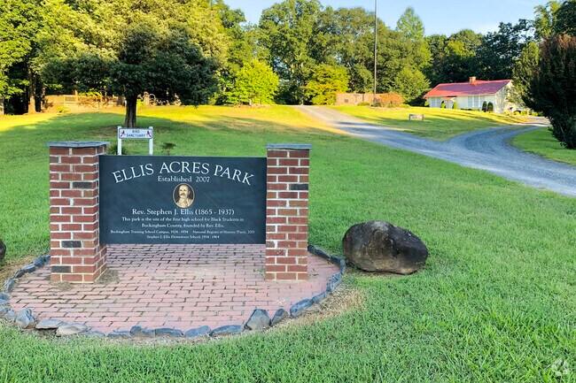Ellis Acres Park has a playground and tennis courts.