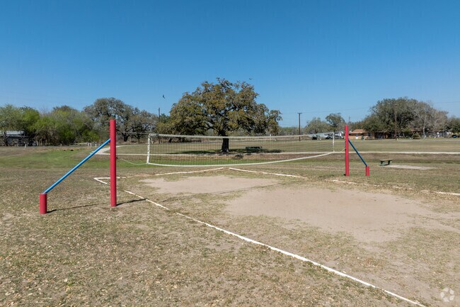 Catch a game of volleyball at Kohler Prk in Beeville.