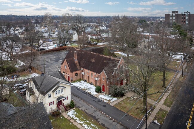 An elevated view of the Messiah Lutheran School, Plainfield, NJ.
