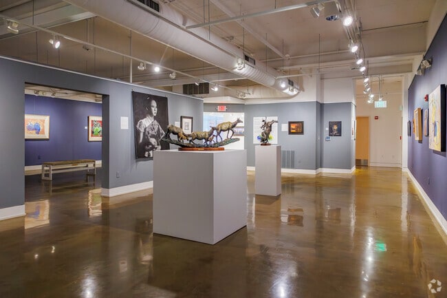 May-Lecta-Sweet Historic District sits right next to the Art Museum.