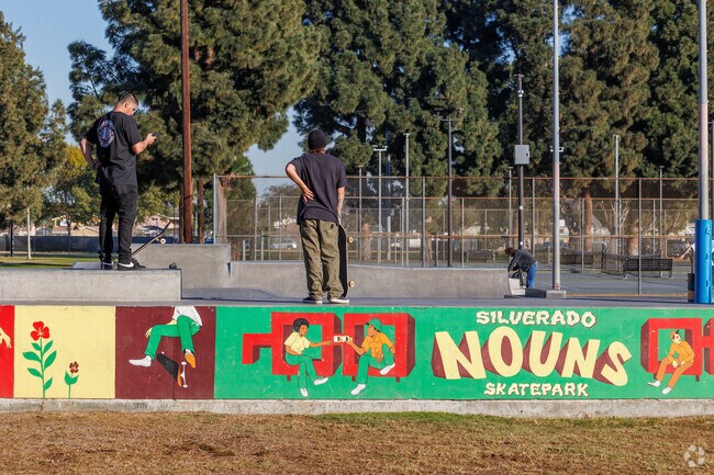 Silverado Skatepark is one of the busiest in Long Beach.