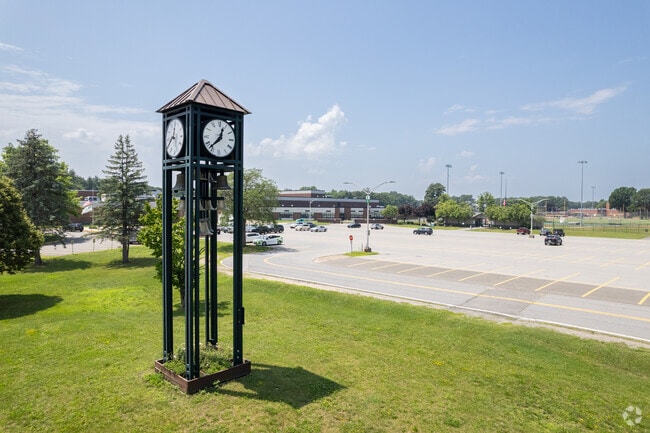 Clifton Park's Shen High School has a large campus with two buildings serving 3,000+ students.
