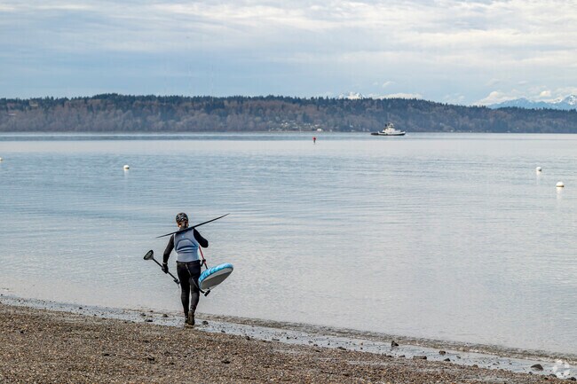 Locals have easy access to the water in Three Tree Point.