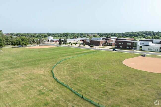 New Prague Middle School earned a grade of A- in academics from Niche.com.