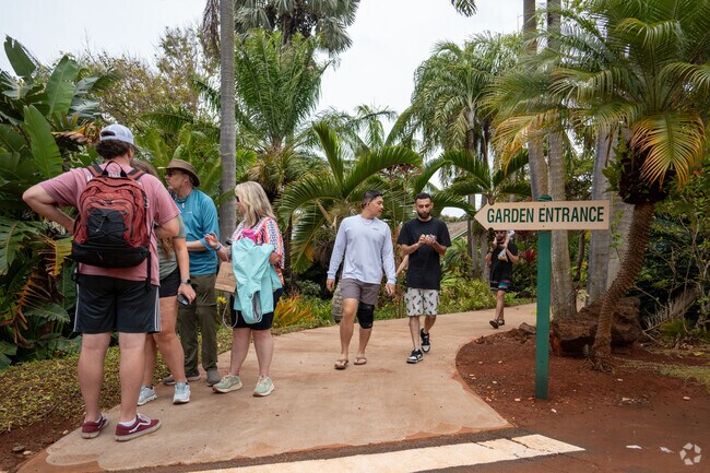 The Allerton Botanical Garden in Lawai offers refreshing shade on their many pathways.