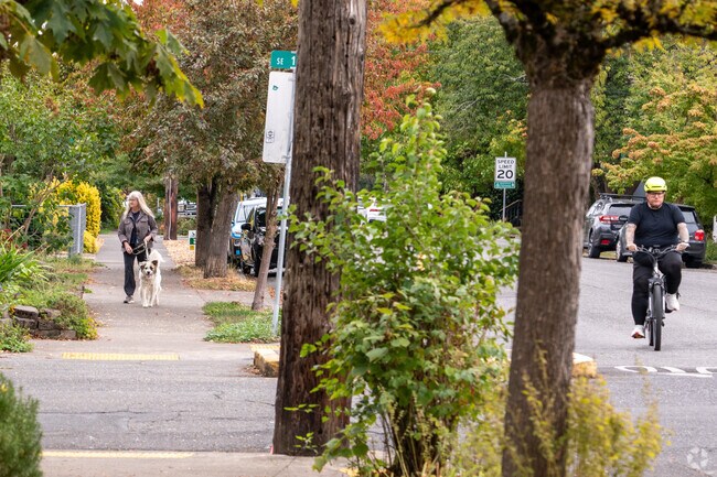 Residents of the Centennial neighborhood enjoy alternate transportation methods.