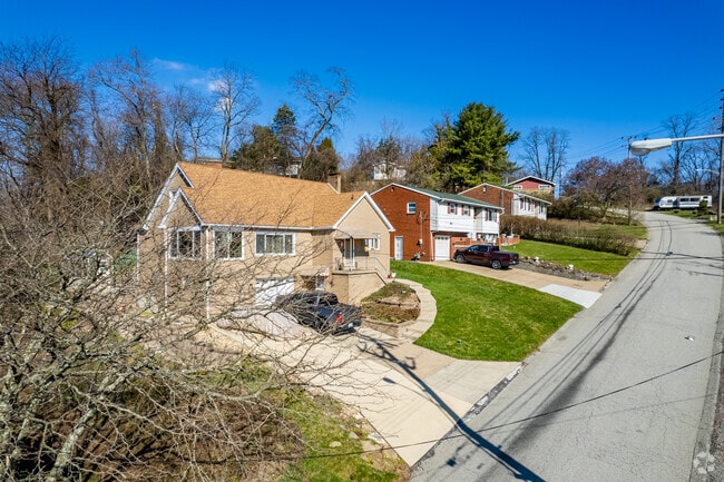 North Versailles is a beautiful place with gardens outside.