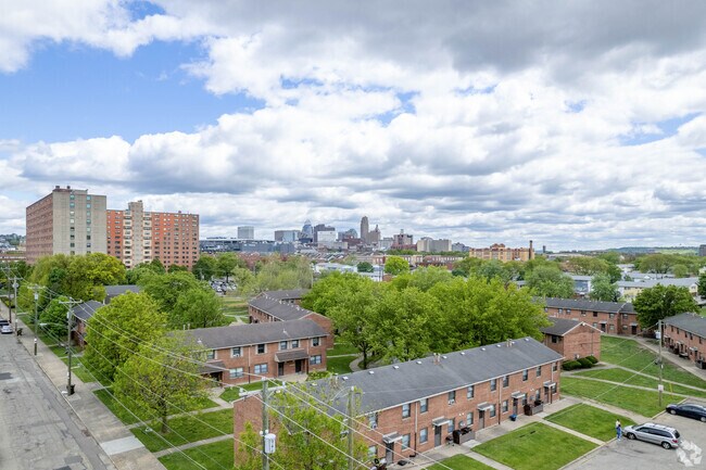 West End shows close proximity to downtown Cincinnati.