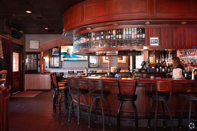 Just want a drink? Wash Park Grille's bar is a stately beauty.