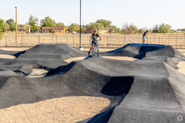 One of the best part of the Phil Chacon Park is the newly built pump track for bikers.