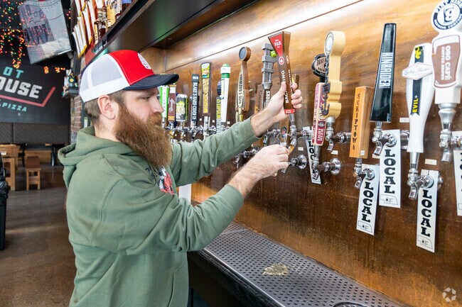 Discover a wide variety of local beers at Backlot Taphouse.