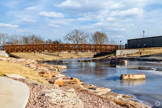 Residents and visitors can walk a short distance from downtown to the North Fork Riverfront.