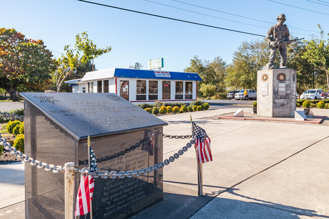 Remember the fallen at the Gold Star Family memorial in nearby Warrenton.