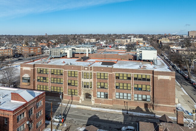 Ella Baker Global Studies and Humanities Magnet School is on W 26th St in Minneapolis.