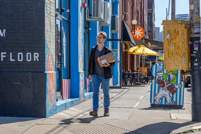 Troy Hill residents can simply cross the 31st St Bridge to arrive in the Strip District.